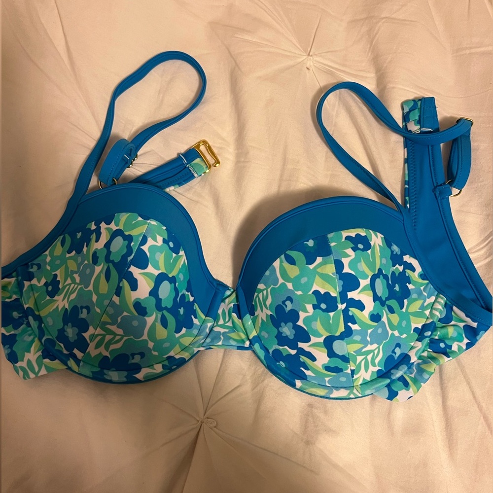 93 Play Street Sadie Blueberry Pie Underwire Bikini Top